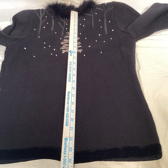 Berek Embellished Holiday Cardigan Sweater Women’s Size Small - Picture 14 of 15